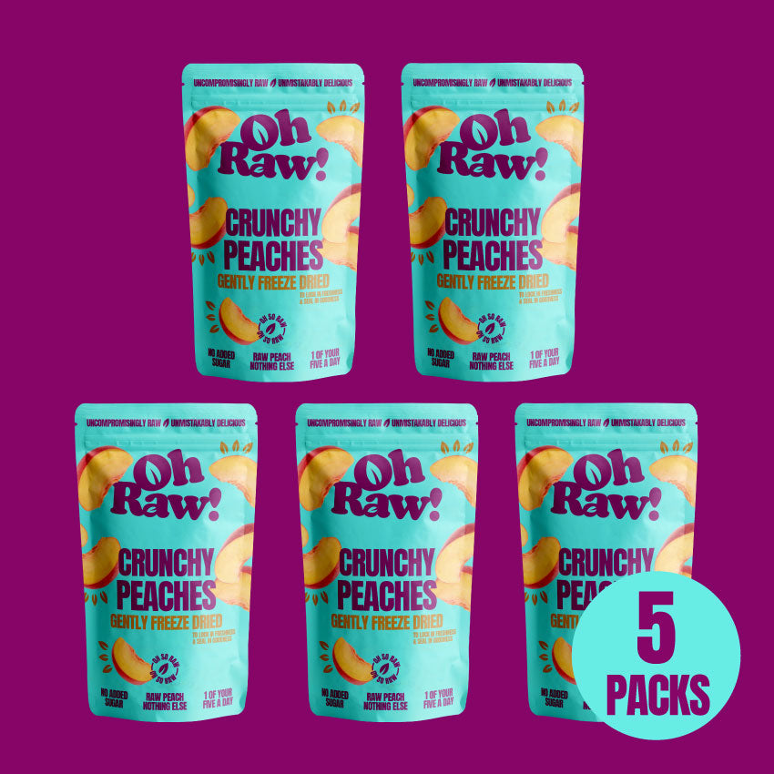 Peaches – Crunchy & Freeze Dried