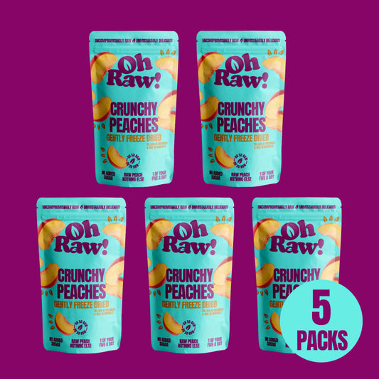 Peaches – Crunchy & Freeze Dried